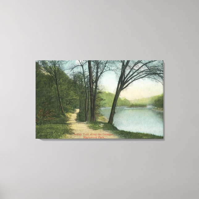 Maplewood Park Indian Trail Canvas Print (Front)