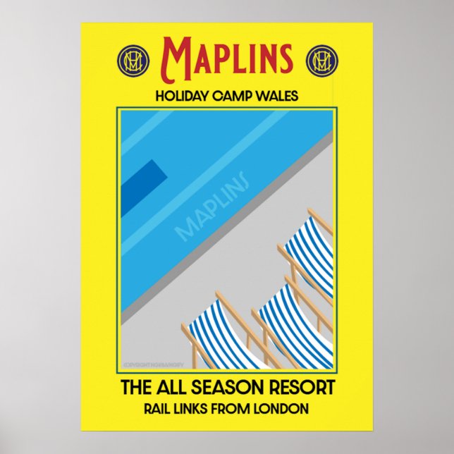 Maplins Vintage British Holiday Camps  Poster (Front)