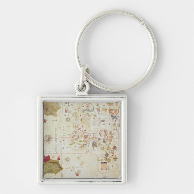 Mappa Mundi, 1502 Key Ring (Front)
