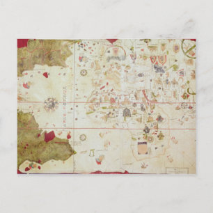 Mappa Mundi, 1502 Postcard