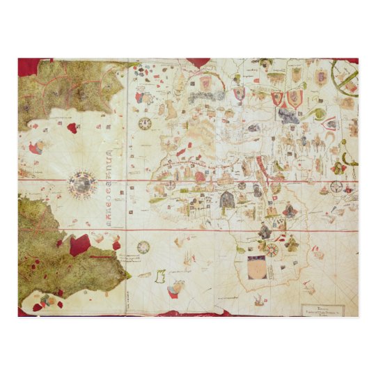 Mappa Mundi, 1502 Postcard