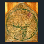 Mappa Mundi, c.1290 Poster<br><div class="desc">Mappa Mundi,  c.1290 | by  Richard of Haldingham | Art Location: Hereford Cathedral,  Herefordshire,  UK | English Artist | Image Collection Number: BAL62567</div>