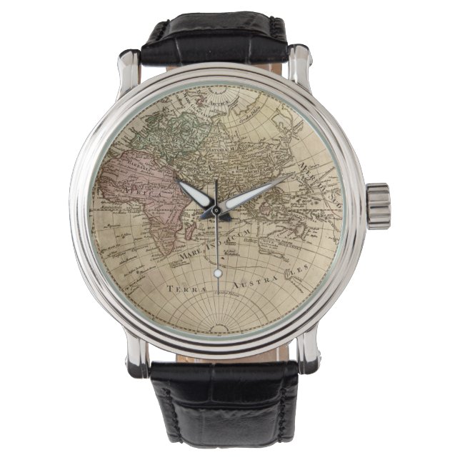 Mappa Mundi Men's Vintage Watch (Front)