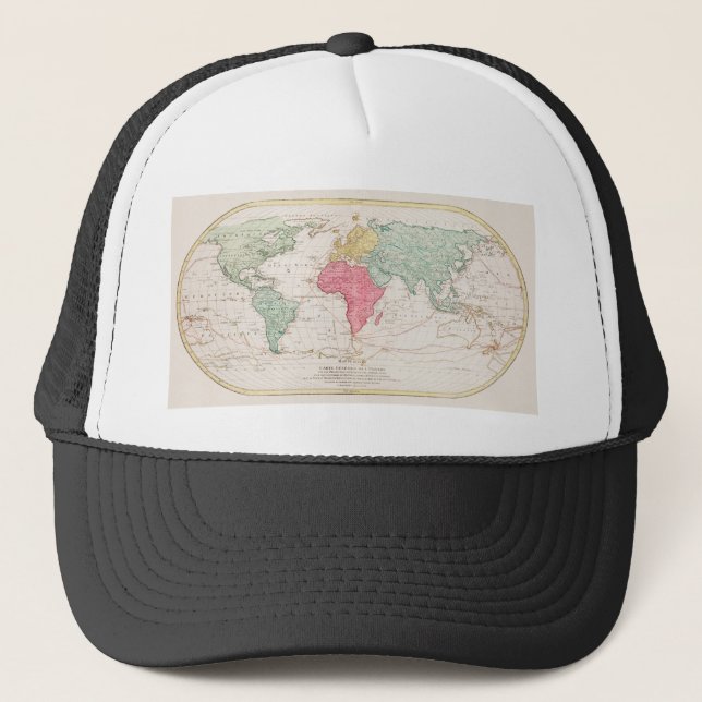 Mappe Monde ou Carte générale de l'Univers Trucker Hat (Front)