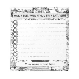 Mappe Mundi Check List Notepad