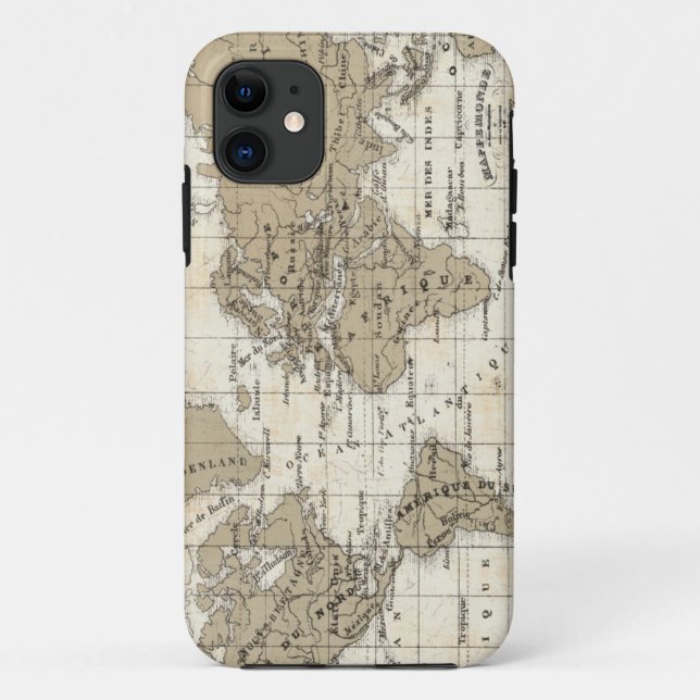 Mappemonde Case-Mate iPhone Case (Back)