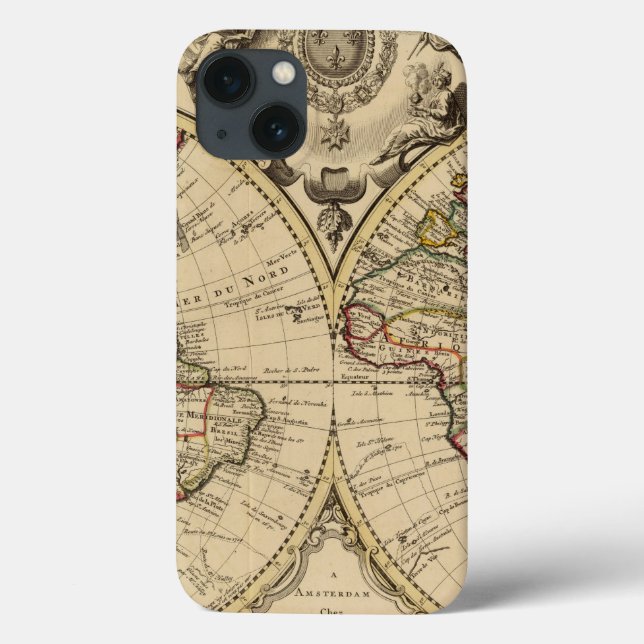 Mappemonde Case-Mate iPhone Case (Back)