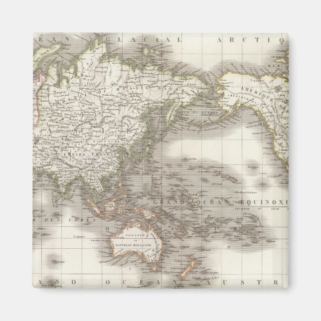 Mappemonde - Globe map Magnet (Front)