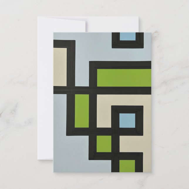 [mapper #3] Flat Card Abstract Retro Modern (Front)