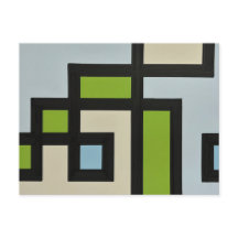 [mapper #3] Postcard Abstract Modern Retro