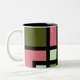 mapper #5 Mug Cup Abstract Painting Geometric Mode