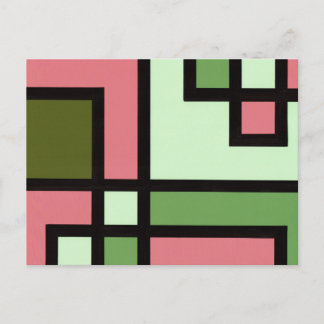 mapper #5 Postcard abstract Modern geometry
