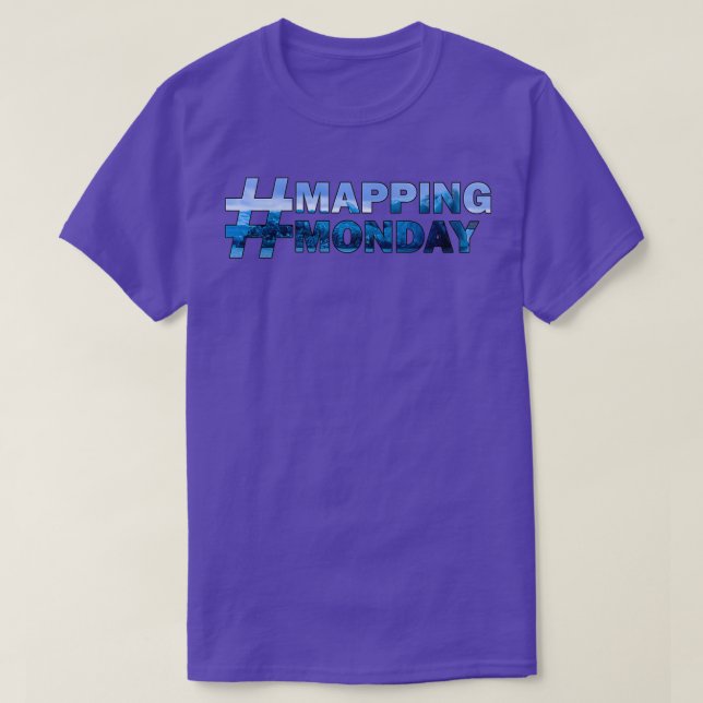 Mapping Monday T-Shirt (Design Front)