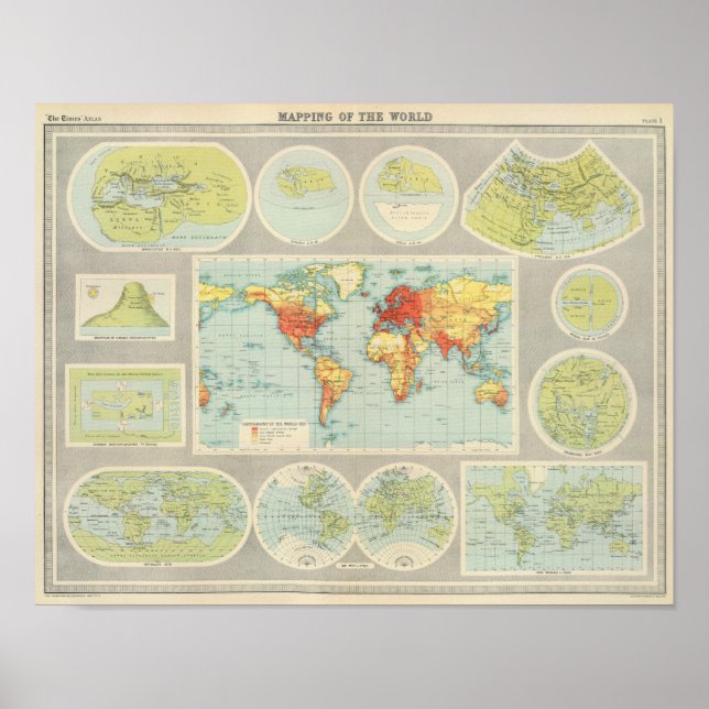 Mapping of the world poster (Front)
