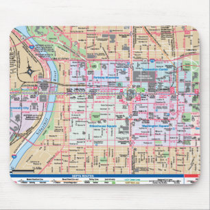Mapping The City of Brotherly Love Mouse Mat