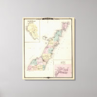 Maps of Door County, Sturgeon Bay and Jenny