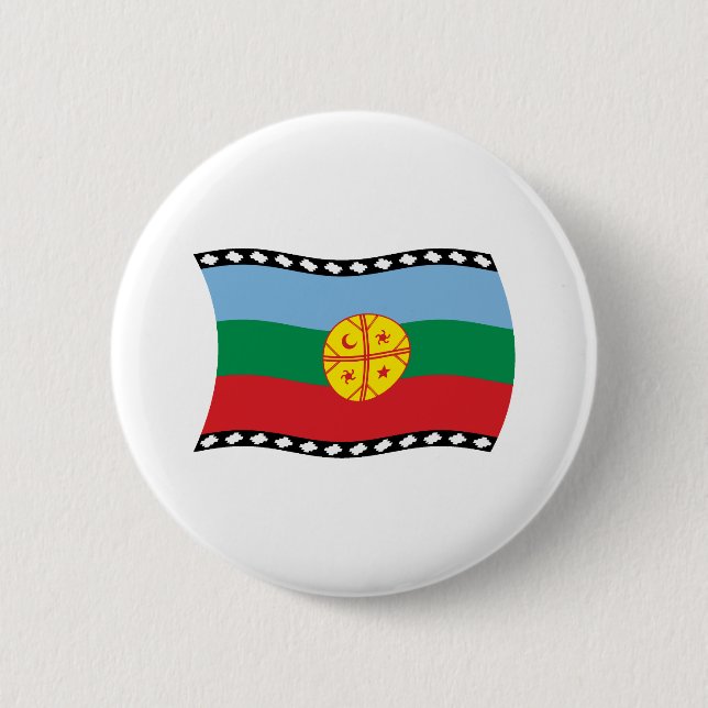 Mapuches Flag Button (Front)