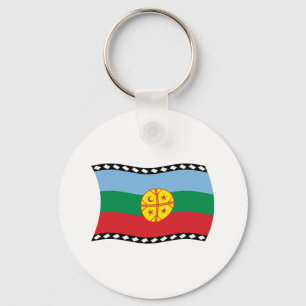 Mapuches Flag Keychain