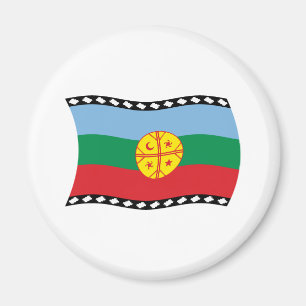 Mapuches Flag Magnet