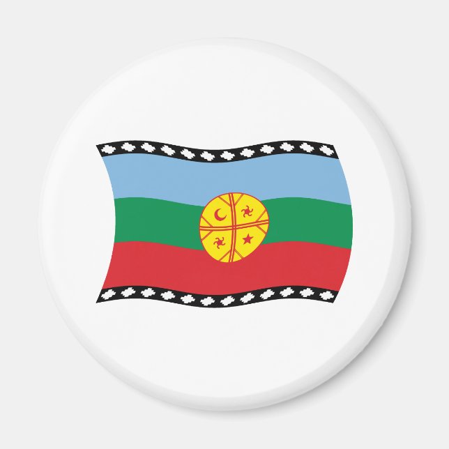 Mapuches Flag Magnet (Front)