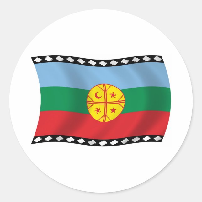 Mapuches Flag Sticker (Front)