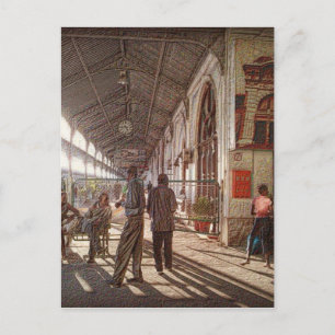 Maputo Railway Station Postcard