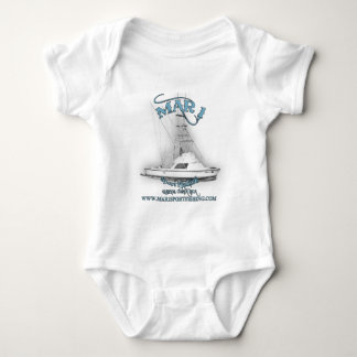 Mar1 Sport Fishing 31' Classic Bertram Baby Bodysuit