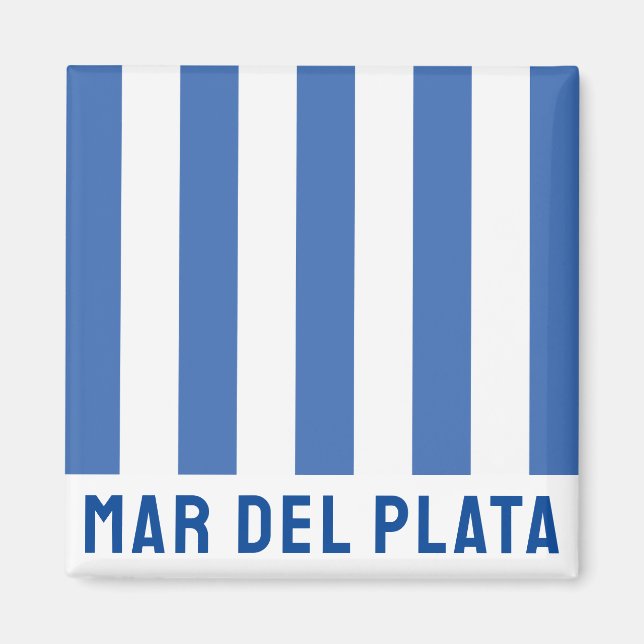 Mar del Plata (Flag), Argentina Magnet (Front)