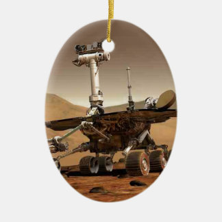 Mar rover space design ceramic tree decoration