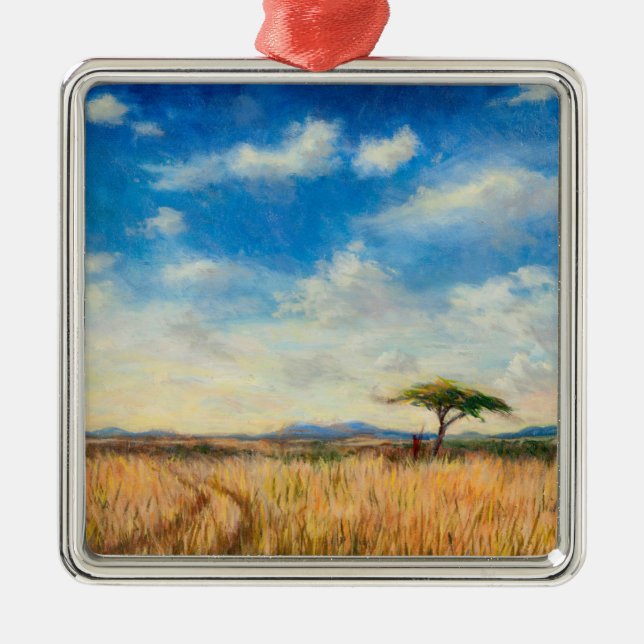Mara Landscape 2012 Metal Tree Decoration (Front)