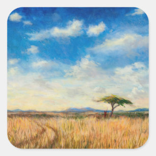 Mara Landscape 2012 Square Sticker