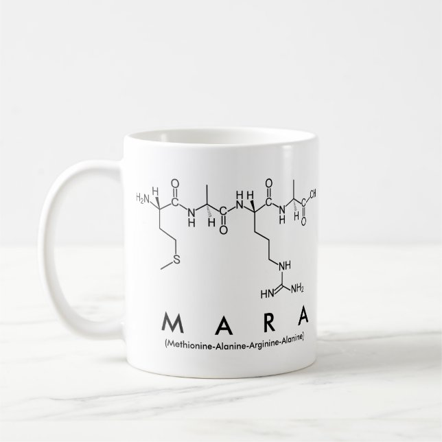 Mara peptide name mug (Left)