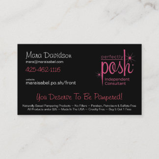 Mara - Posh 1 Loyalty Card