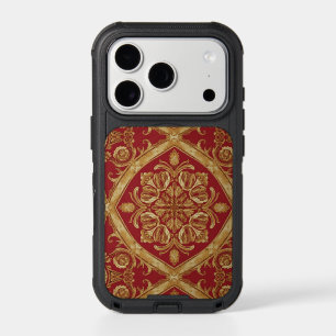 Mara Trumpet Glory Golden Red Ornate Pattern 
