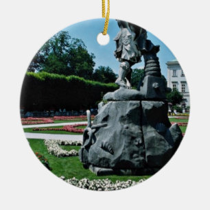 Marabell Gardens, Salzburg, Austria  flowers Ceramic Tree Decoration