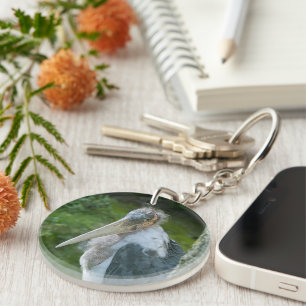 Marabou Key Ring