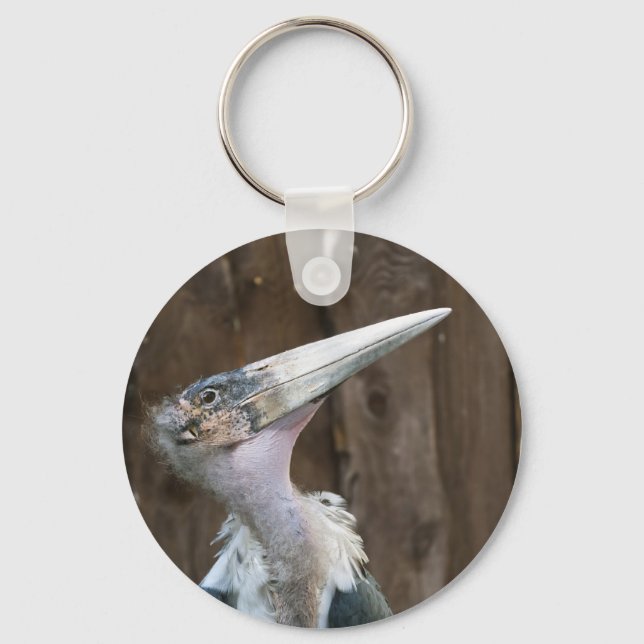 Marabou Stork Key Ring (Front)