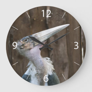 Marabou Stork Large Clock