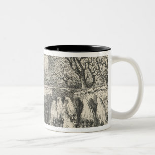 Marabout and Procession: Tlemcen Two-Tone Coffee Mug