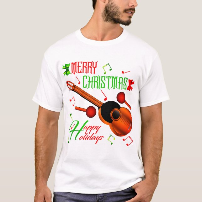 Marac and Cuatro Trini Christmas T-Shirt (Front)