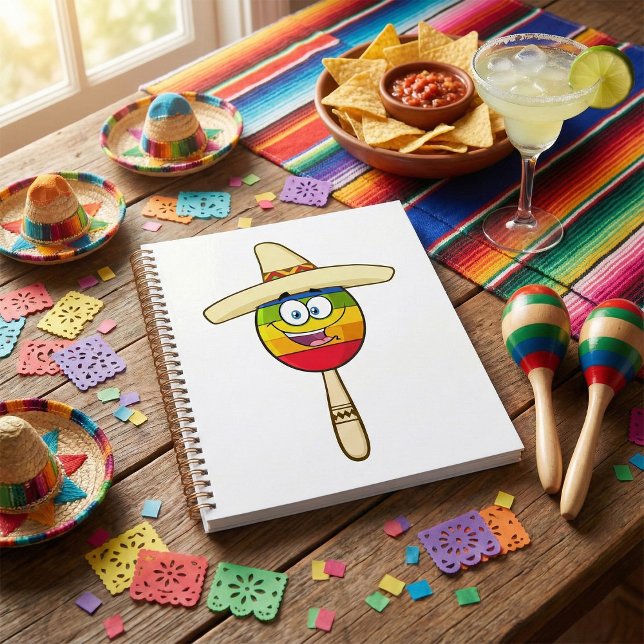 Maraca with Sombrero Colourful Fiesta Planner (Creator Uploaded)
