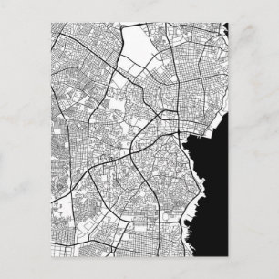 Maracaibo Venezuela Map Postcard