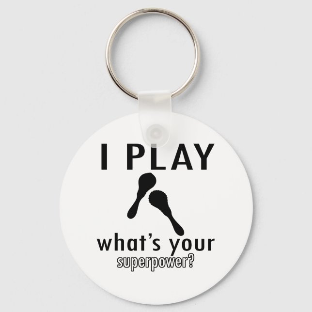 Maracas Designs Key Ring (Front)