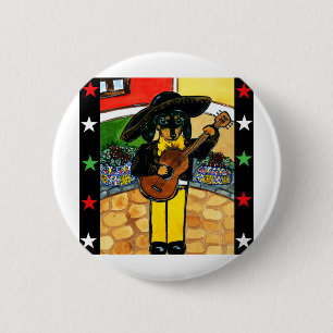 Marachi Doxie 6 Cm Round Badge