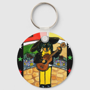 Marachi Doxie Key Ring