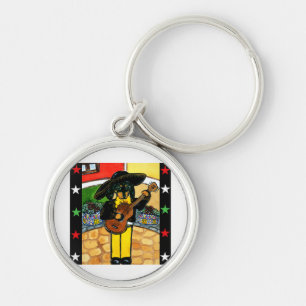 Marachi Doxie Key Ring