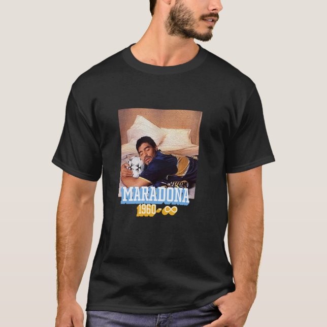 Maradona Forever Boca Juniors T-Shirt (Front)