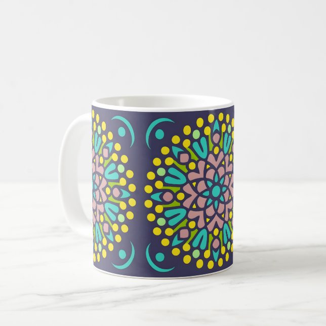 marakech mosaic coffee mug (Front Left)