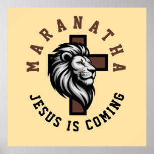 Maranatha Jesus is coming Poster