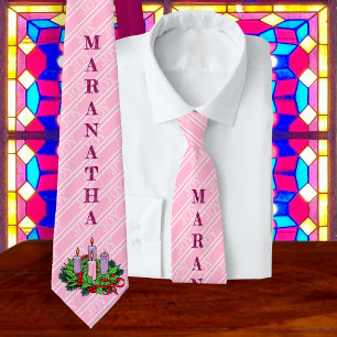 Maranatha Tie #3 of 4 for Advent (3rd Week: JOY)
